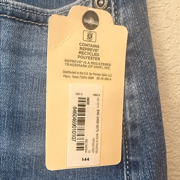 St. John's Bay Blue Denim Midi Skirt - Picture 6 of 6